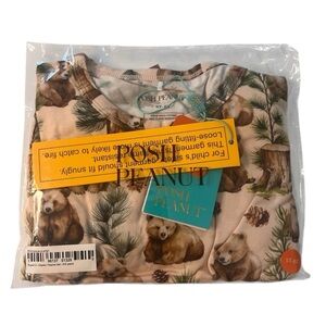 Posh Peanut Rupert Long Sleeve Pajama Set 5T-6T NWT